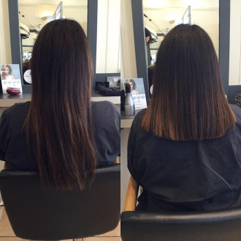 Before and after hair by Denise