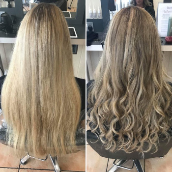 Before and after hair by Denise